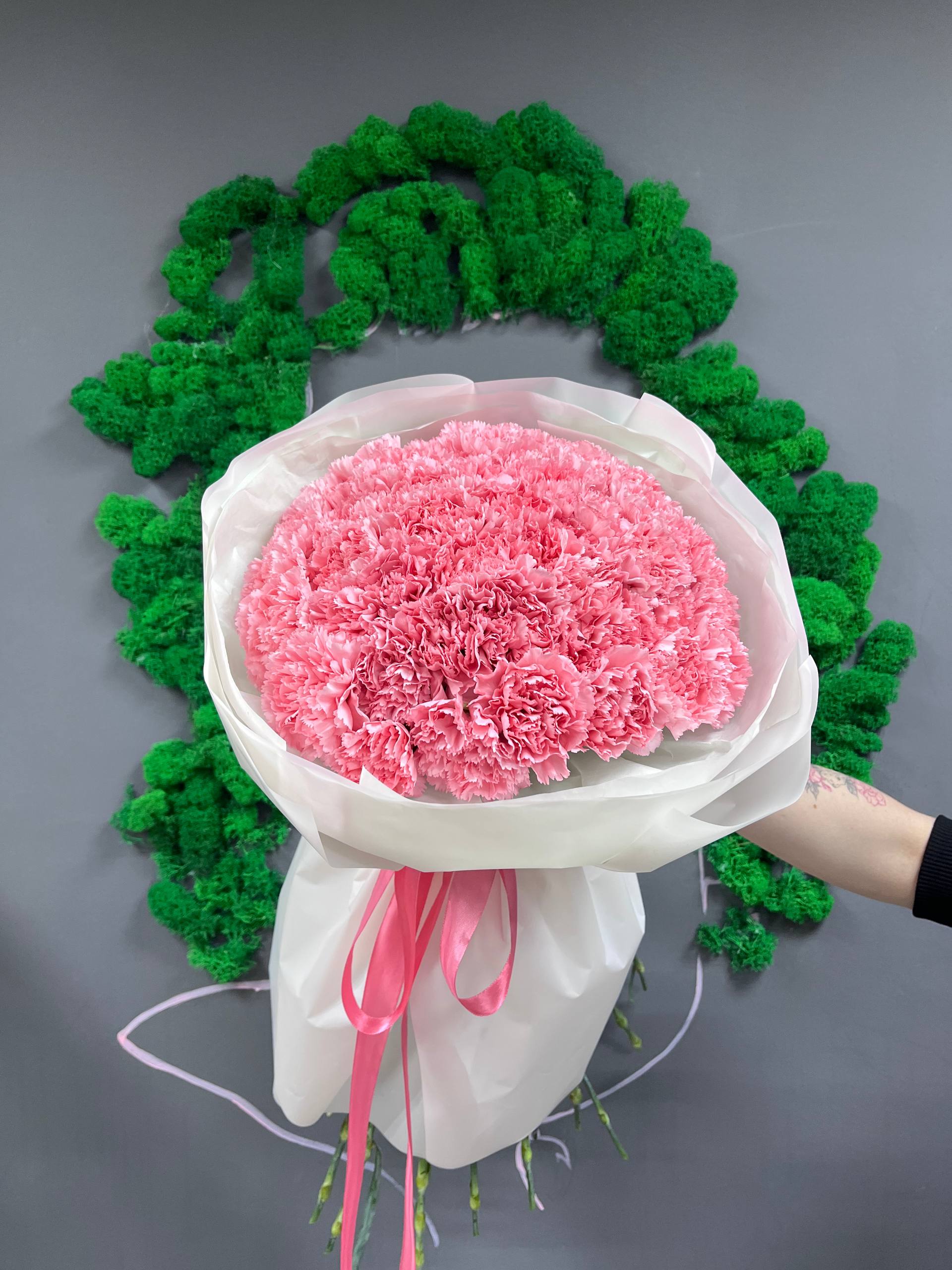 51 розовый диантус